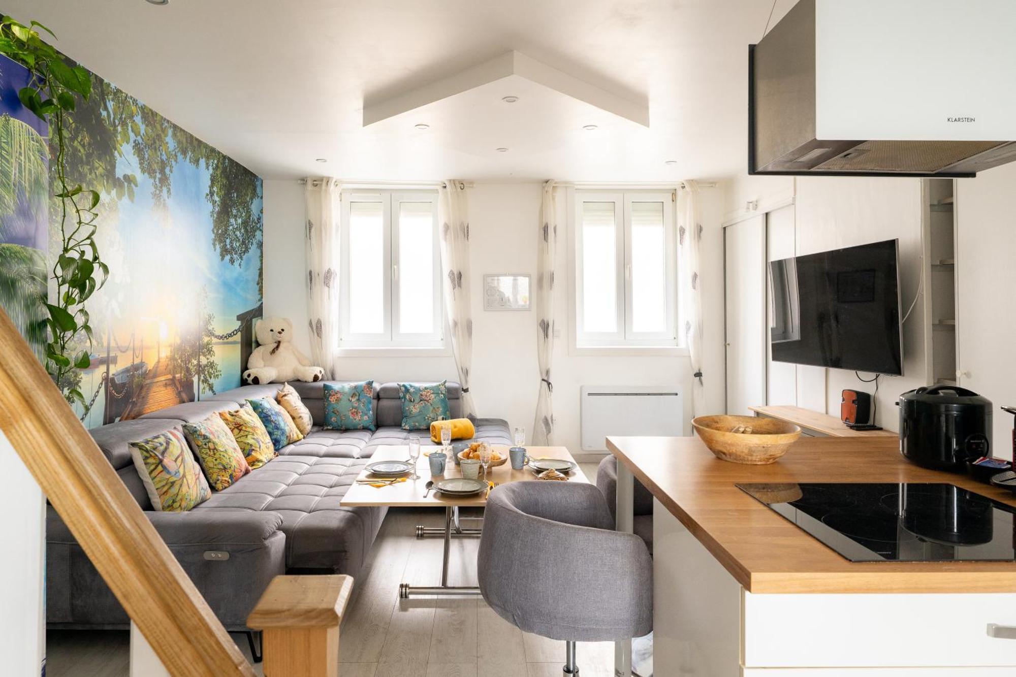 Апартаменты Casa Inca Calais - Duplex Soleil Latino - Parking Free, Station Экстерьер фото